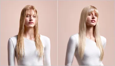 Легкая естественная укладка