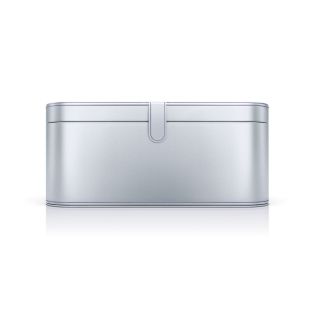 Чехол из экокожи серебристый