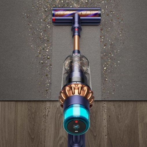 Пылесос Dyson V15 GM Detect Fluffy вертикальный/беспроводной Blue/Nickel