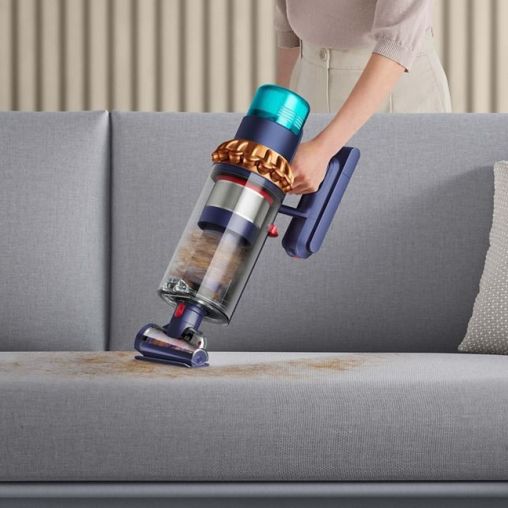 Пылесос Dyson V15 GM Detect Fluffy вертикальный/беспроводной Blue/Nickel