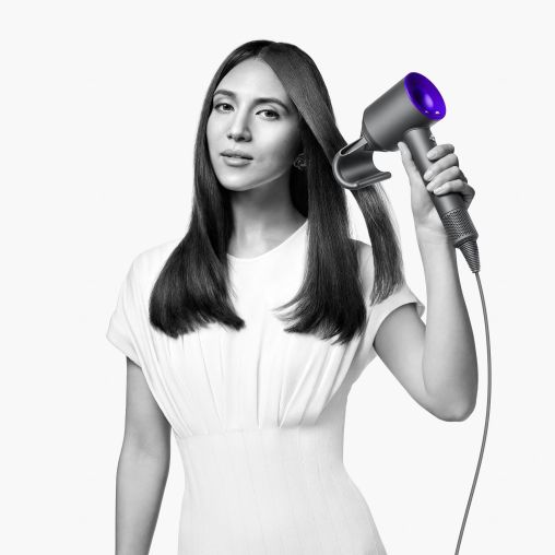 Фен Dyson Supersonic HD07 синий медный с 5 насадками и дорожным чехлом