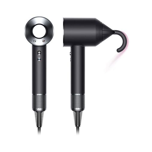 Фен Dyson Supersonic HD07 (черный/серебристый) с 5 насадками и черным дорожным чехлом