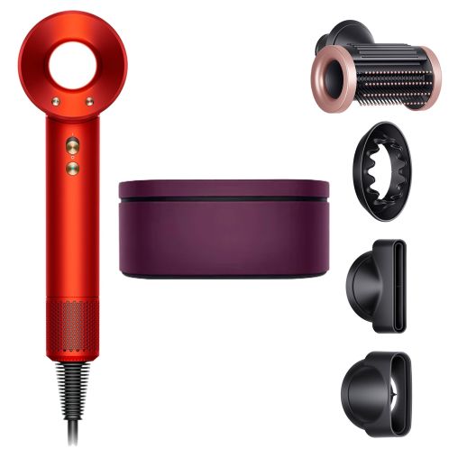 Фен Dyson Supersonic HD15 (Topaz Orange) с боксом и 4 насадками