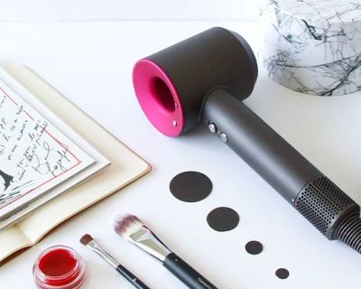 Безопасная укладка волос феном Dyson